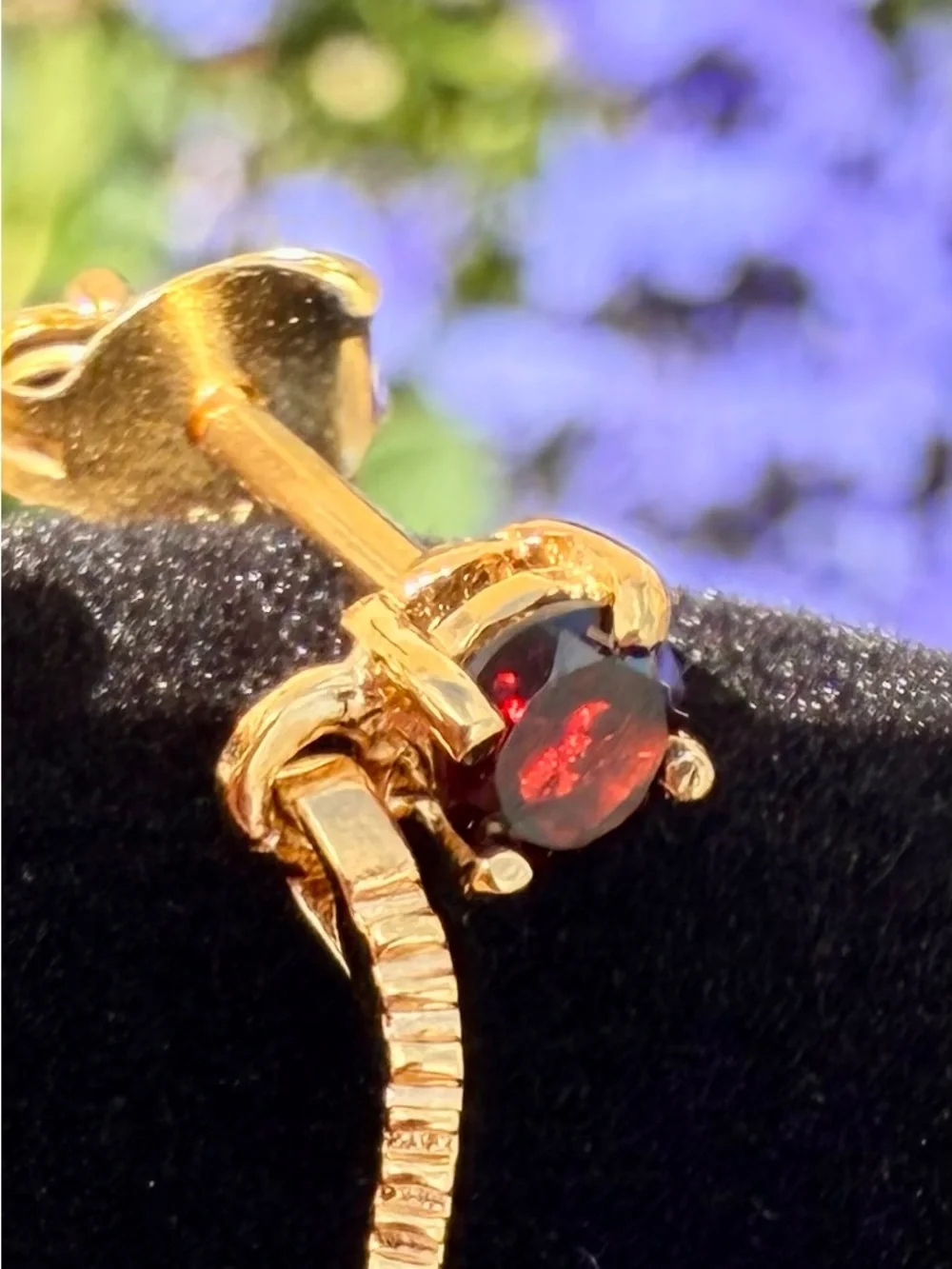 18K Gold Over Sterling Silver AAA Garnet & Diamond Drop Earrings | 4.36 CTW